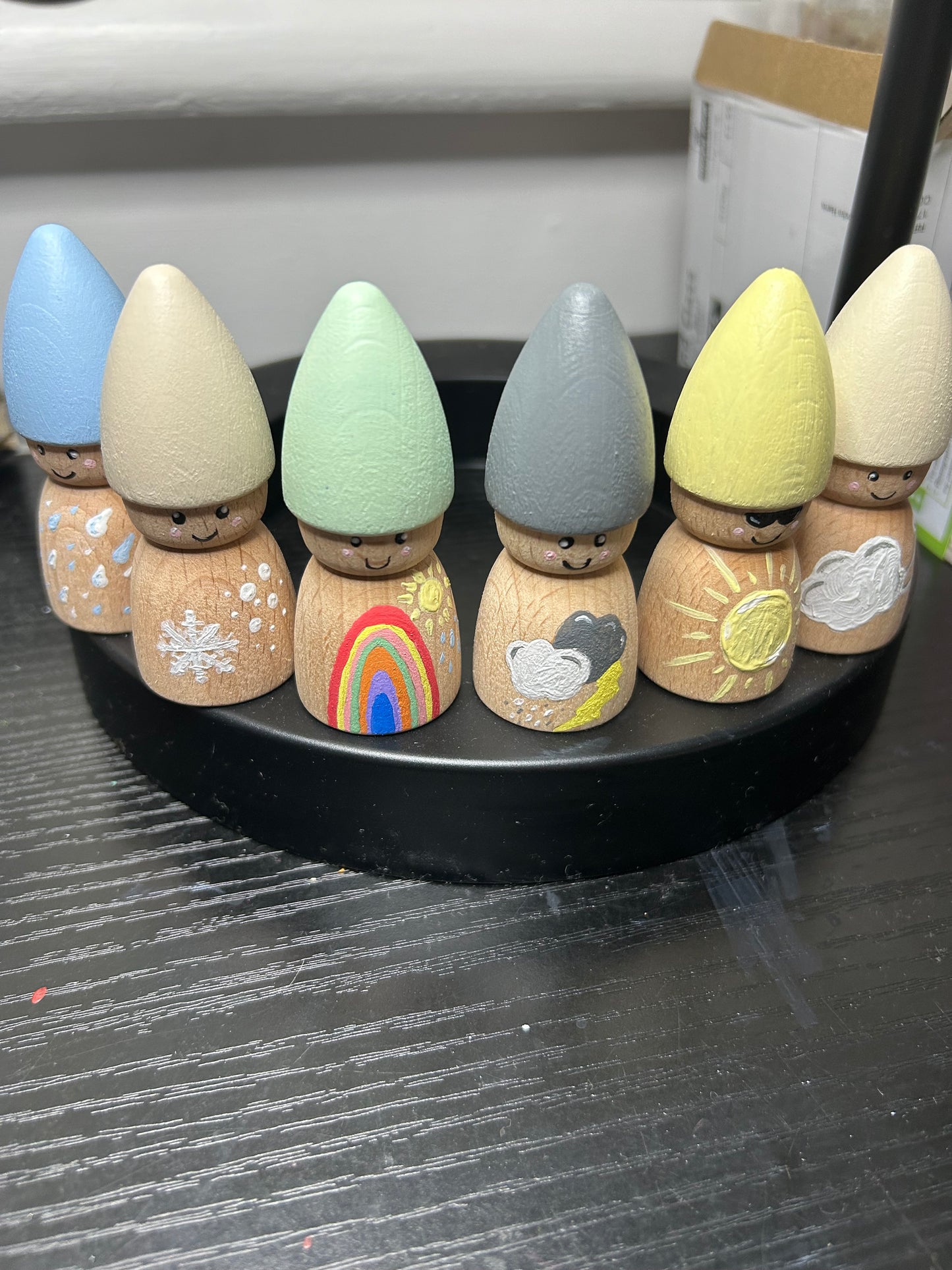'My Peg Pals' weather gnomes
