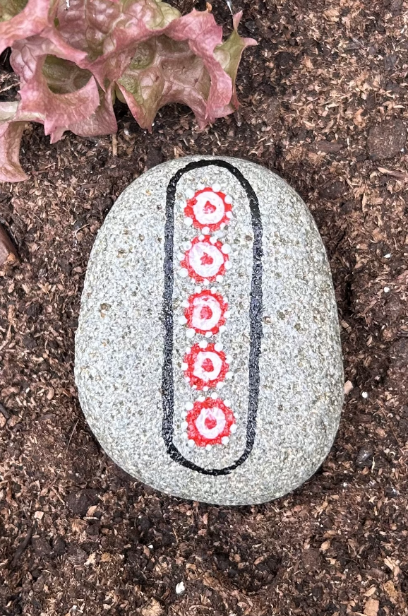 "Numbered Nature" — Hand-Painted Pebble Set