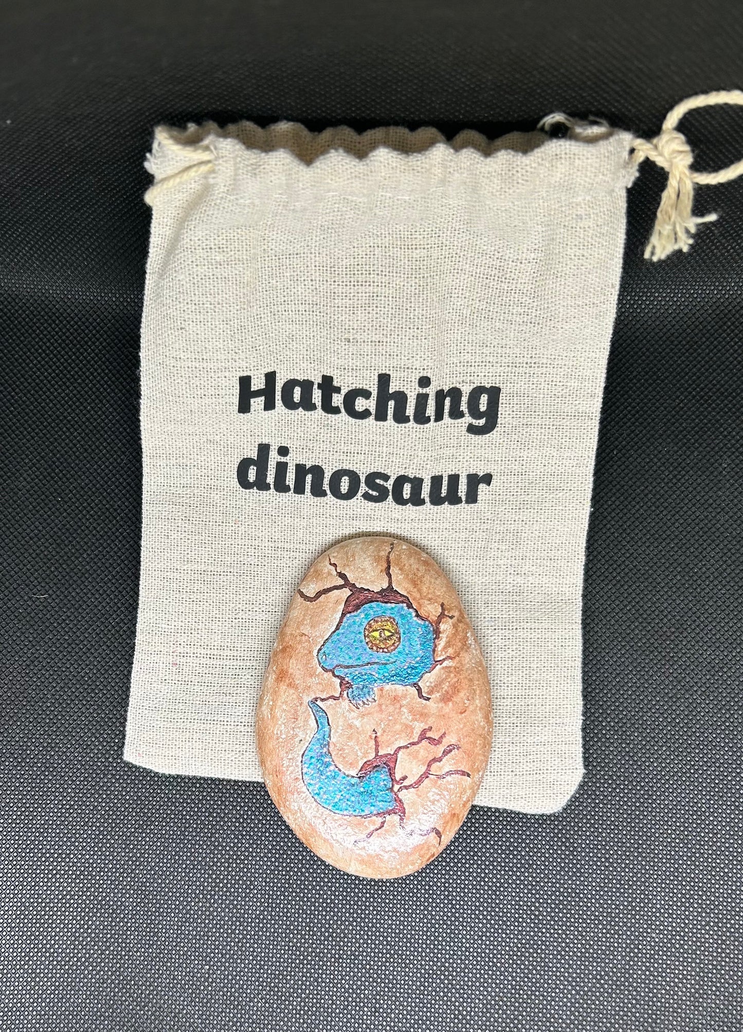 Dinosaur hatching egg