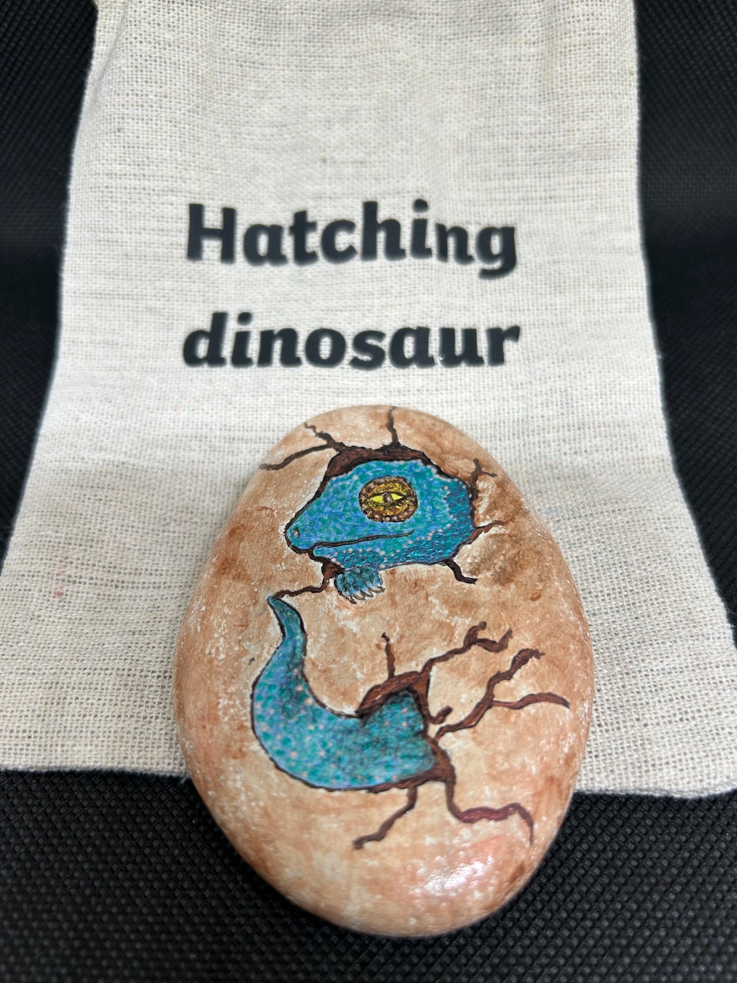 Dinosaur hatching egg