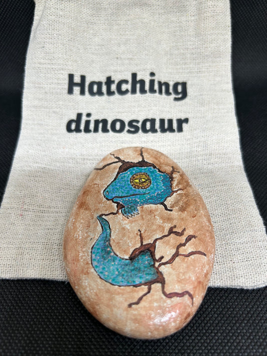 Dinosaur hatching egg